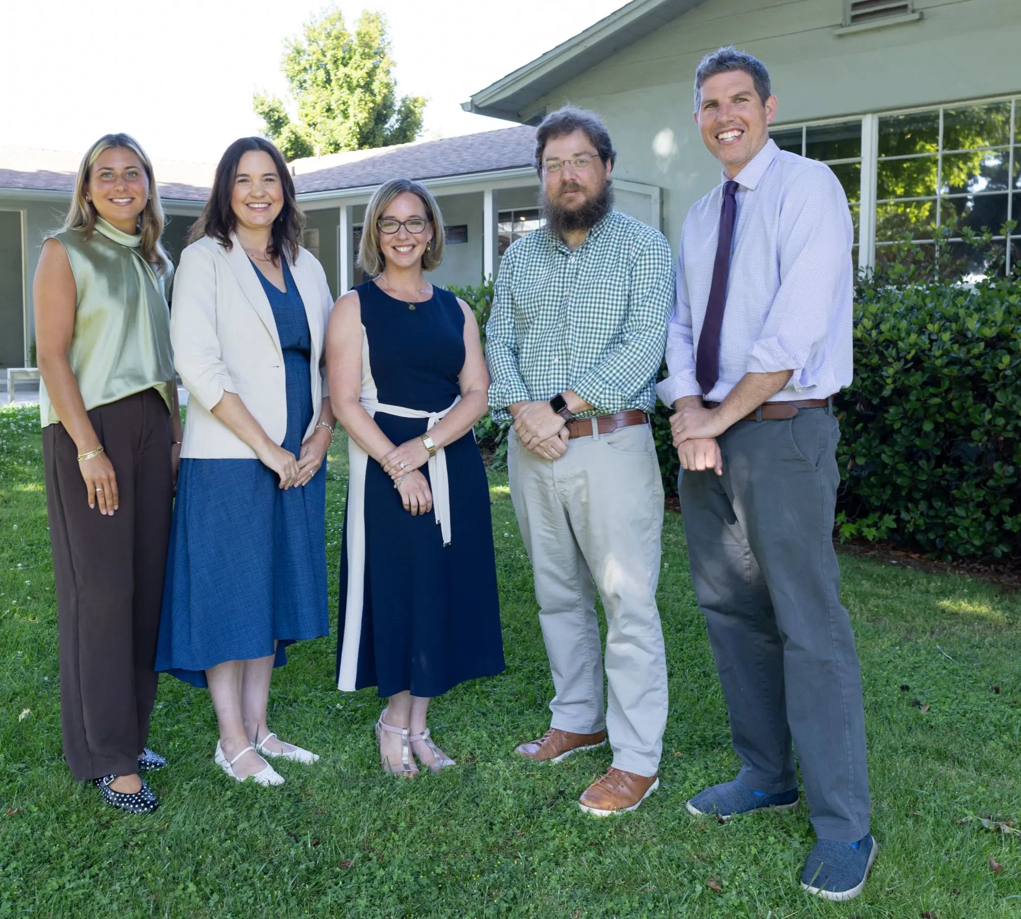 Chadwick Admissions Team poses for a photograph.