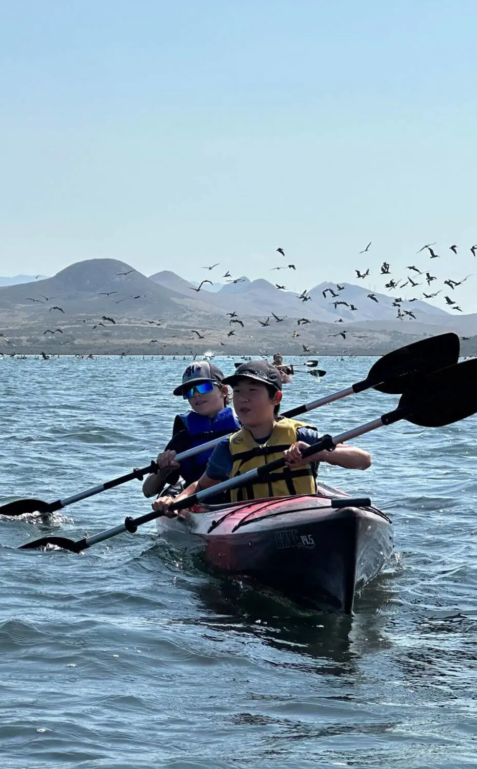 Chadwick seventh-graders during the Outdoor Education trip to Montaña De Pro Course in September 2023.