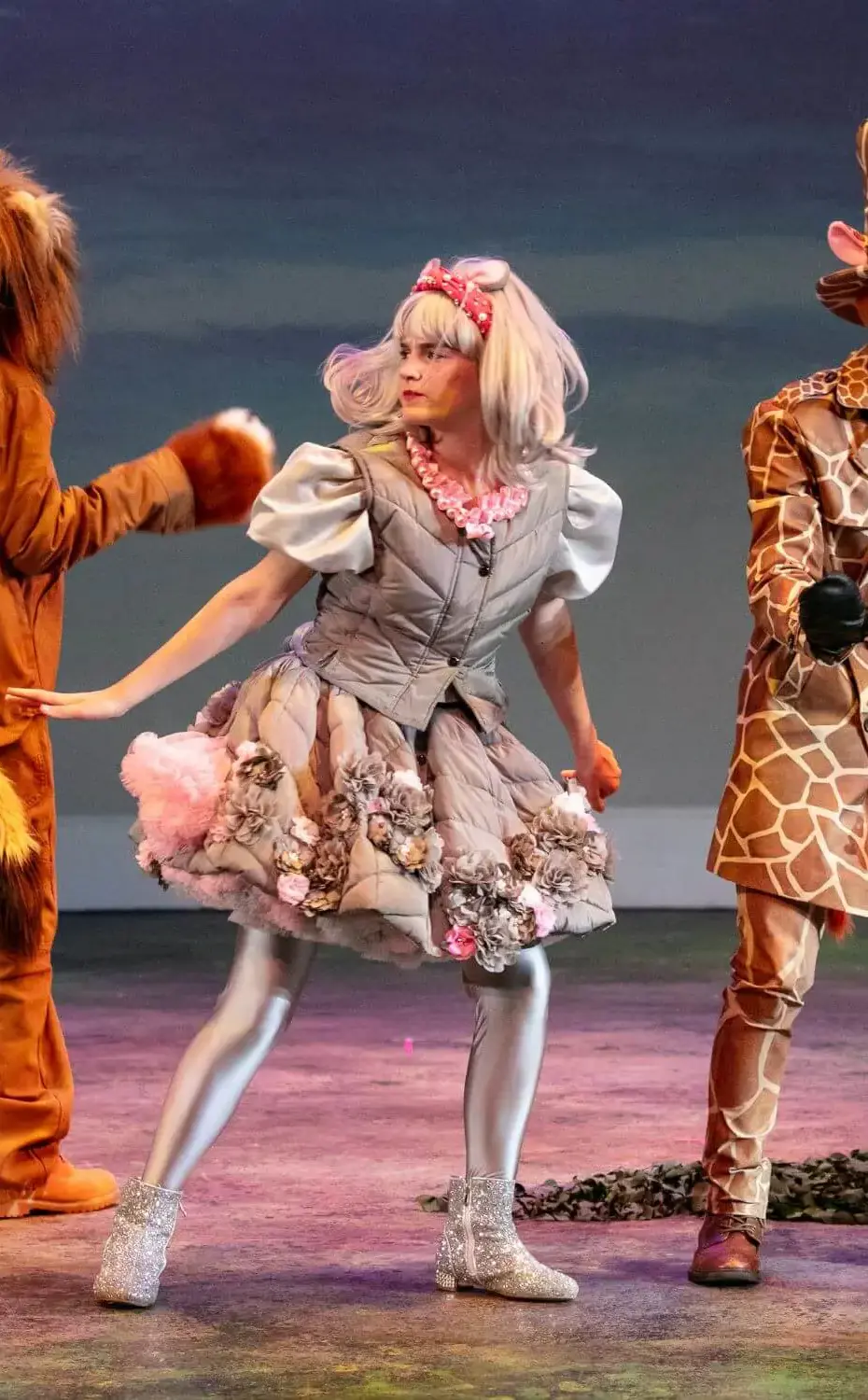 Middle School students perform in the musical, “Madagascar Jr.”