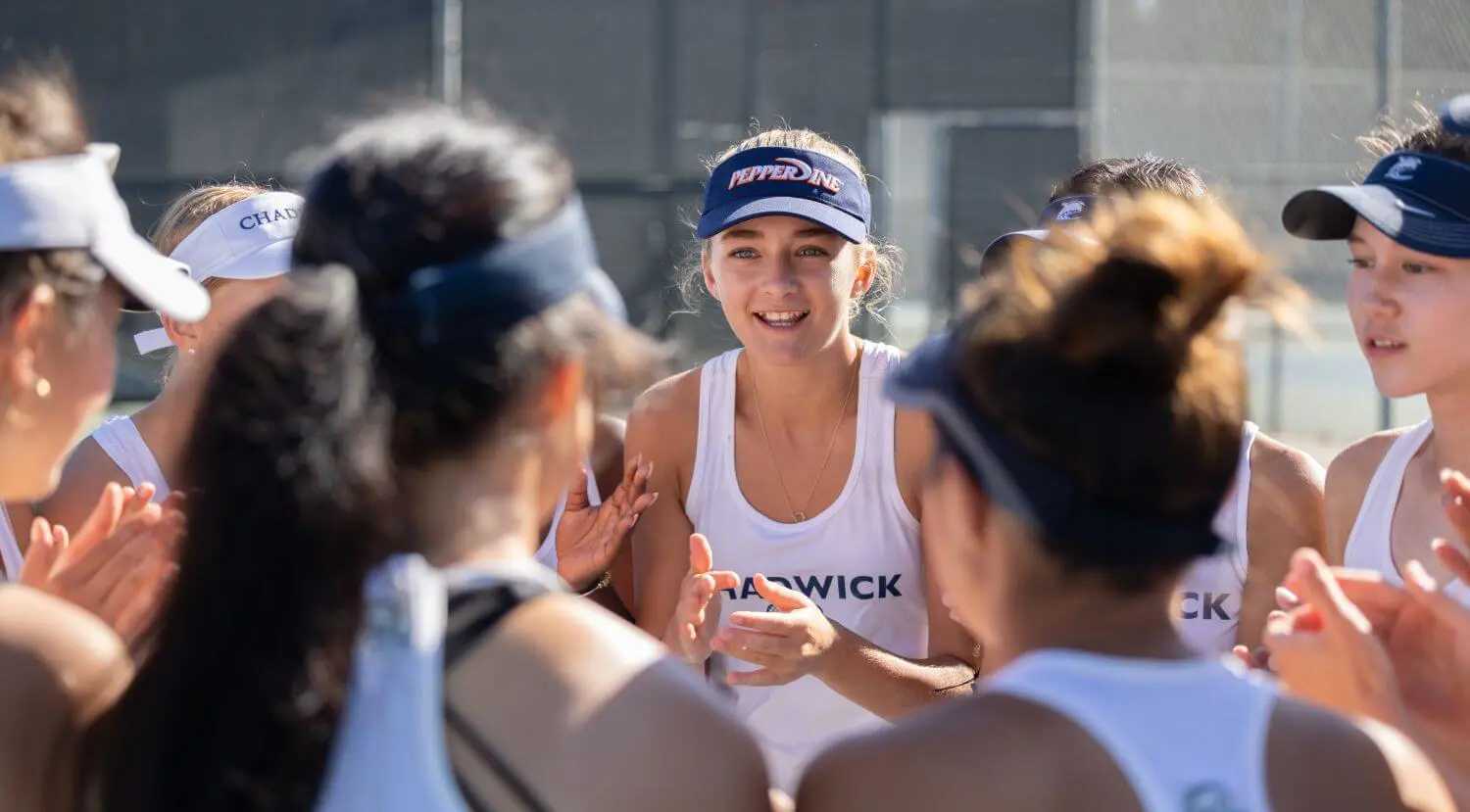 Chadwick girls varsity tennis hosts Providence at Ernie Howlett Park on Sept. 26, 2024.