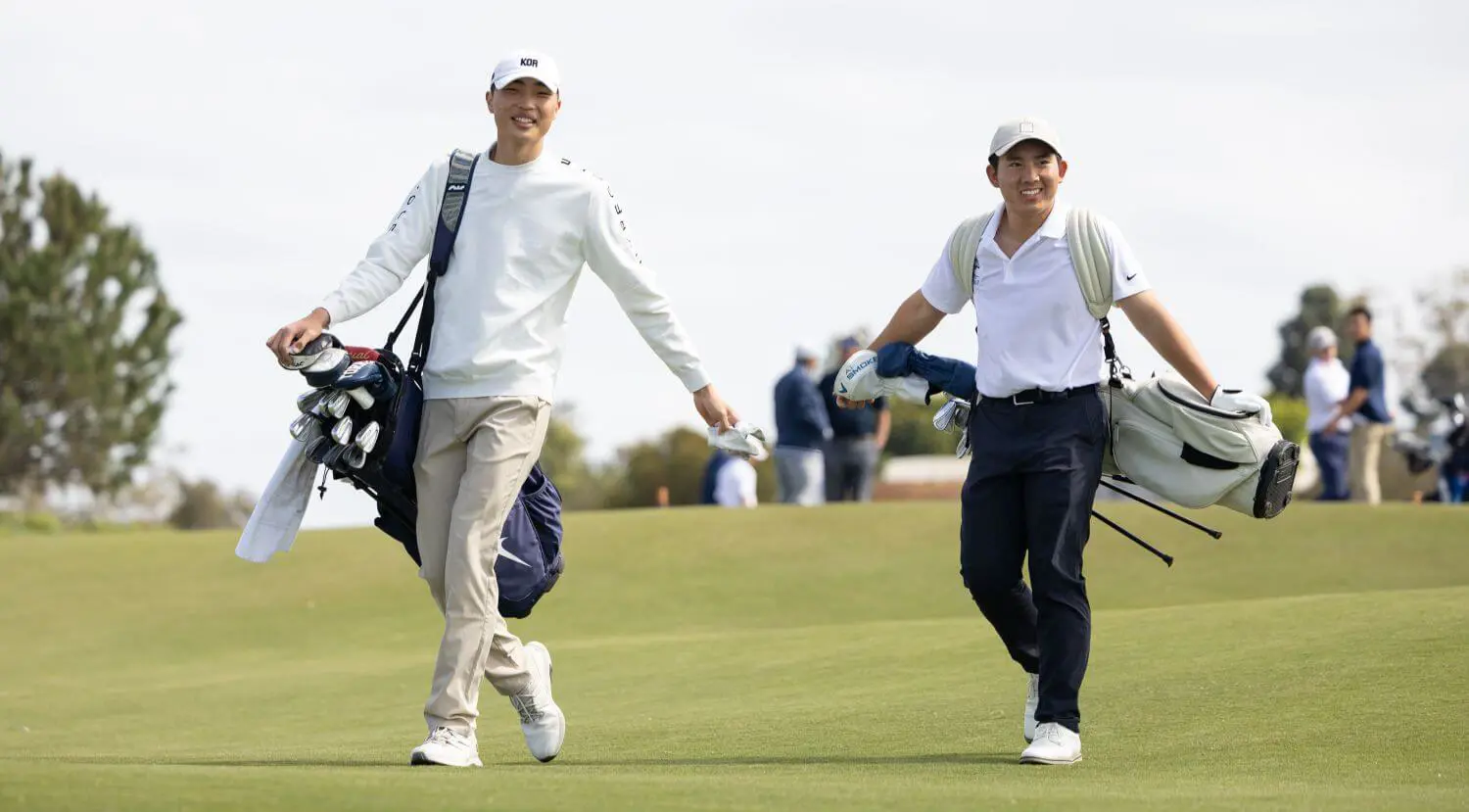 Boys Golf defeated Flintridge Prep at Rolling Hills Country Club on April 17, 2025. Brothers Lucas (junior) and Noah (freshman) Ro both led the team scoring team lows of 41.