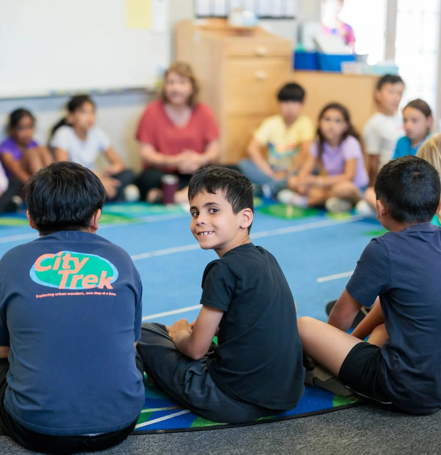 Second-grade morning meeting